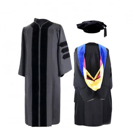 Doctoral Products - Doctoral Tam, Gown & Hood Package 5