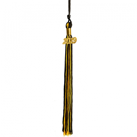Tassel - Gold and Black Multicolor Tassel