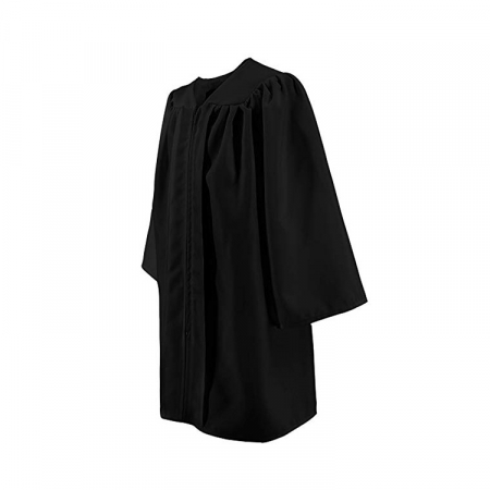 Black-Matte-Preschool-Children-Graduation-Gown-And [3]