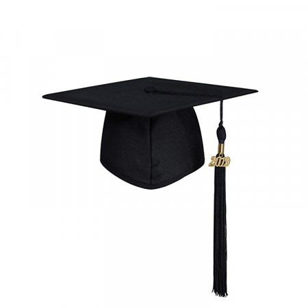 Kindergarten - Matte Black Bachelors Cap