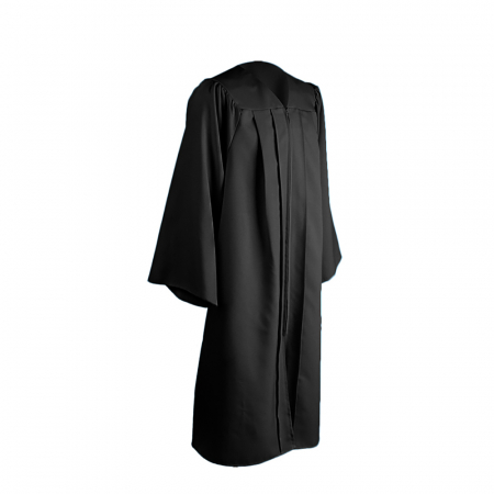 Matte Black Bachelors Gown, Cap, & Tassel [3]