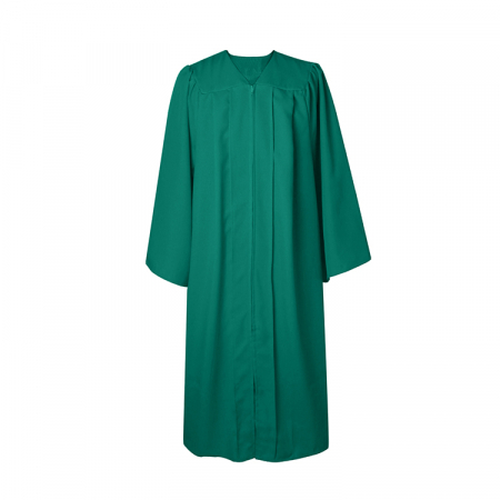 Matte Emerald Green Bachelors Gown [1]