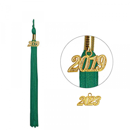 Matte Emerald Green Bachelors Gown, Cap, & Tassel [1]