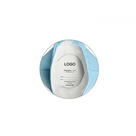 Matte Light Blue Bachelors Cap [2]