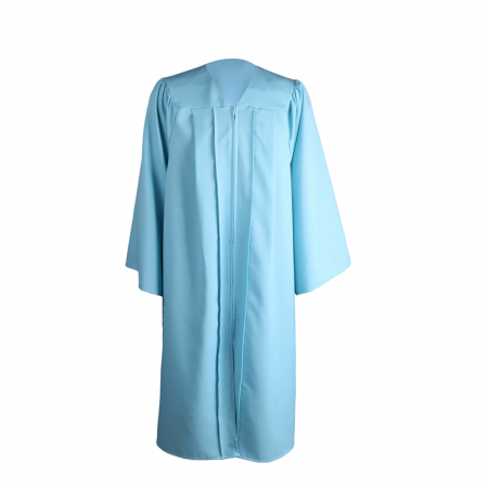 Matte Light Blue Bachelors Gown, Cap, & Tassel [4]