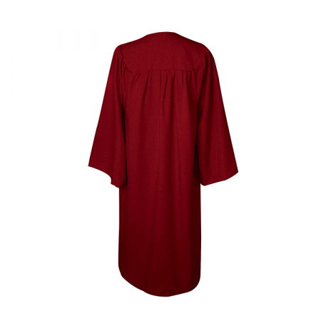 Matte Maroon Bachelors Gown [2]