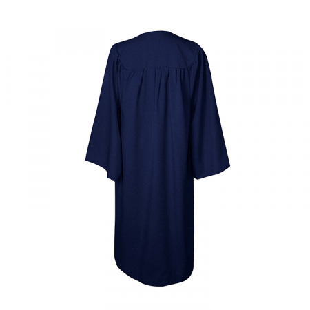 Matte Navy Blue Bachelors Gown, Cap, & Tassel [4]