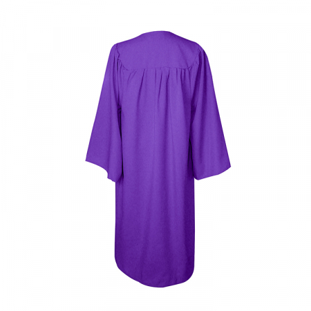 Matte Purple Bachelors Gown, Cap, & Tassel [4]
