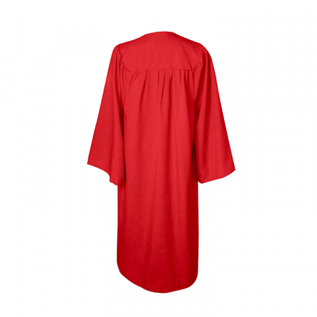 Matte Red Bachelors Gown [2]