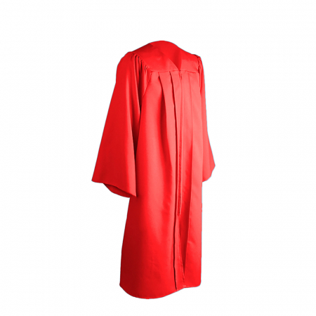 Gown - Matte Red Bachelors Gown