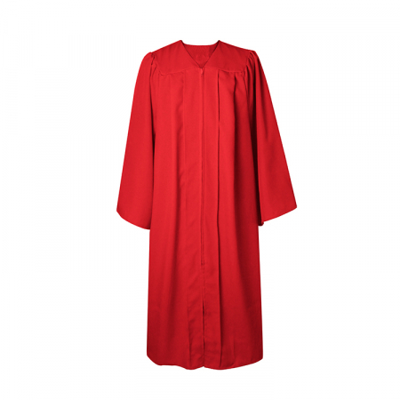Matte Red Bachelors Gown, Cap, & Tassel [3]