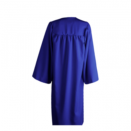 Matte Royal Blue Bachelors Gown, Cap, & Tassel [2]