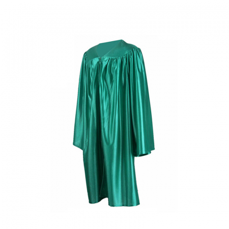 Kindergarten - Green-Shiny-Children-Graduation-Gown-for-Kids