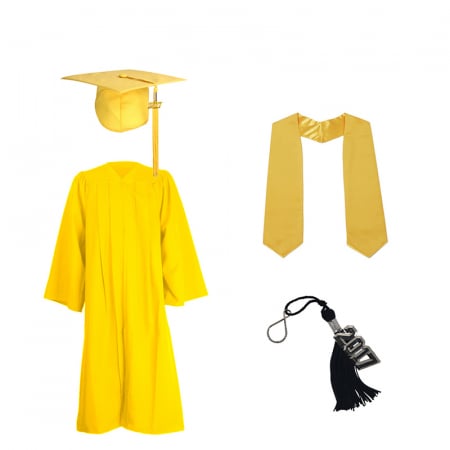 Kindergarten - 100-Matte-Polyester-Kindergarten-Preschool-Graduation-Gown