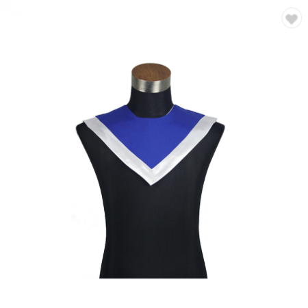 Hood - Royal Blue and White V Stole