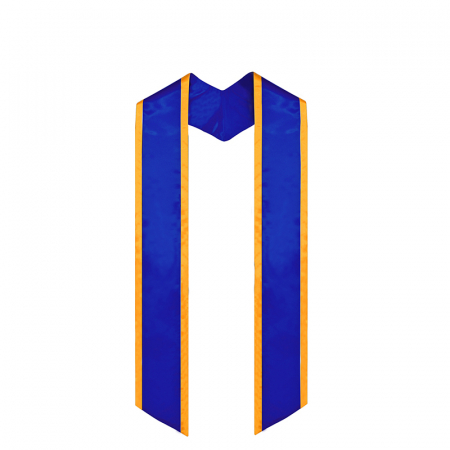 Stoles - Royal Blue Stole with Trim