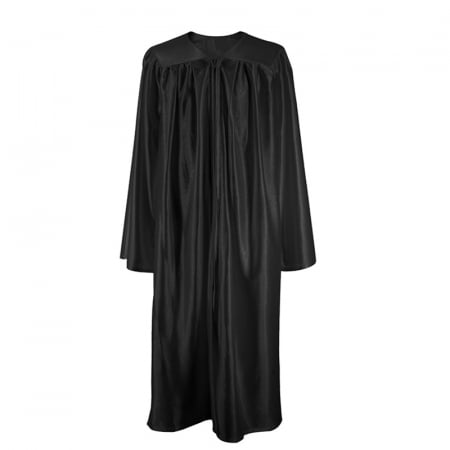 Gown - Shiny Black Bachelors Gown