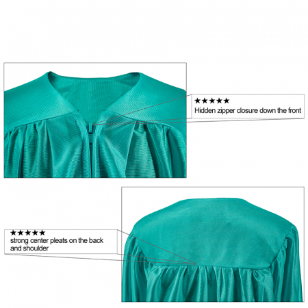 Shiny Emerald Green Bachelors Gown [1]