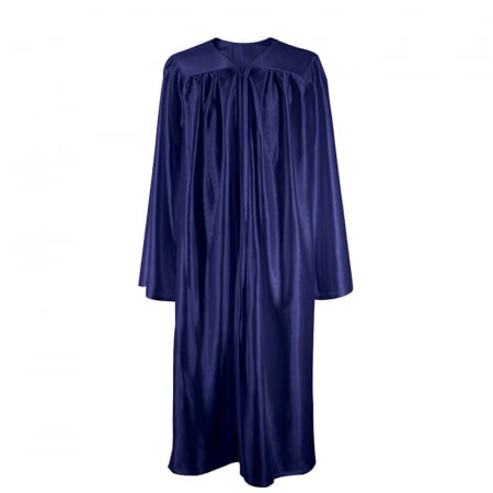 Gown - Shiny Navy Blue Bachelors Gown