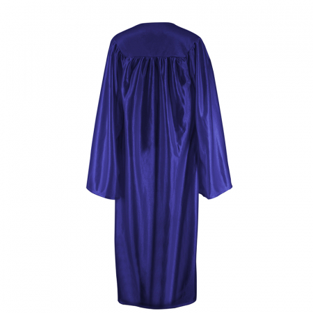 Shiny Navy Blue Bachelors Gown [1]