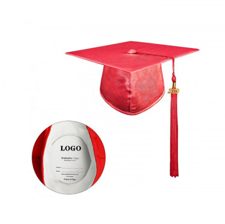 Kindergarten - Shiny Red Bachelors Cap
