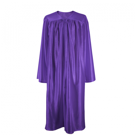 Gown - Shiny Purple Bachelors Gown