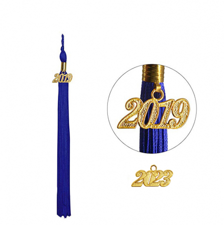 Shiny Royal Blue Bachelors Cap [1]