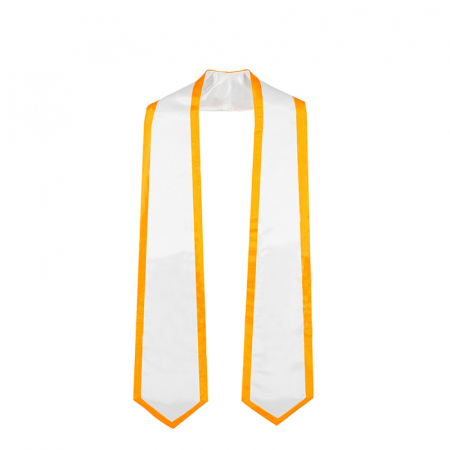 Stoles - White Stole with Trim