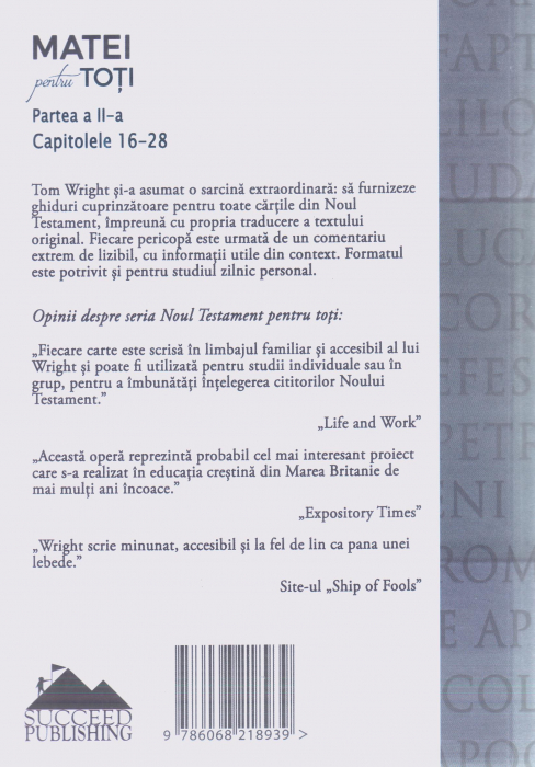 Matei pentru toti. Partea a II-a. Capitolele 16-28 [2]