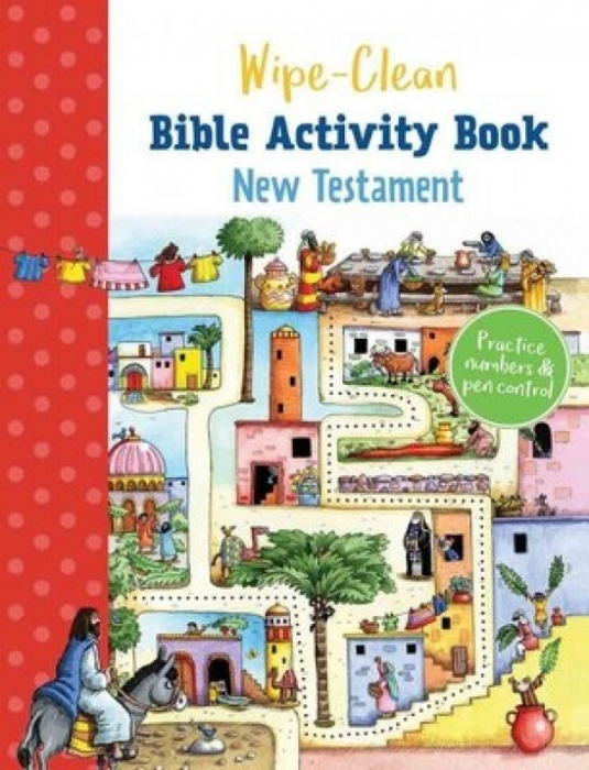 Wipe-Clean Bible Activity Book - New Testament - Activitati biblice pentru copii [1]