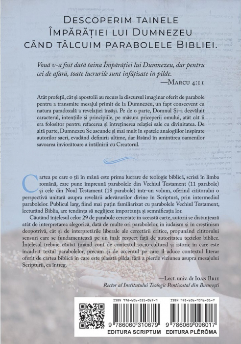 29 de parabole din Biblie. Traducere, note și interpretare [2]