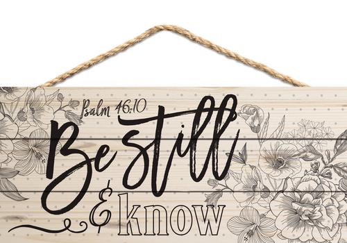 Be still and know [1]