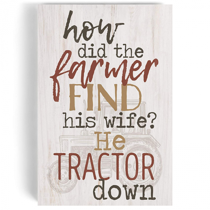 How did the farmer find his wife? [4]