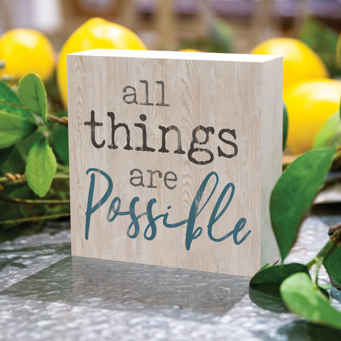 All things are possible [2]