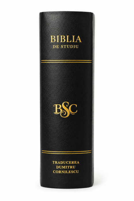Biblia de studiu Cornilescu - piele ecologica neagra [2]