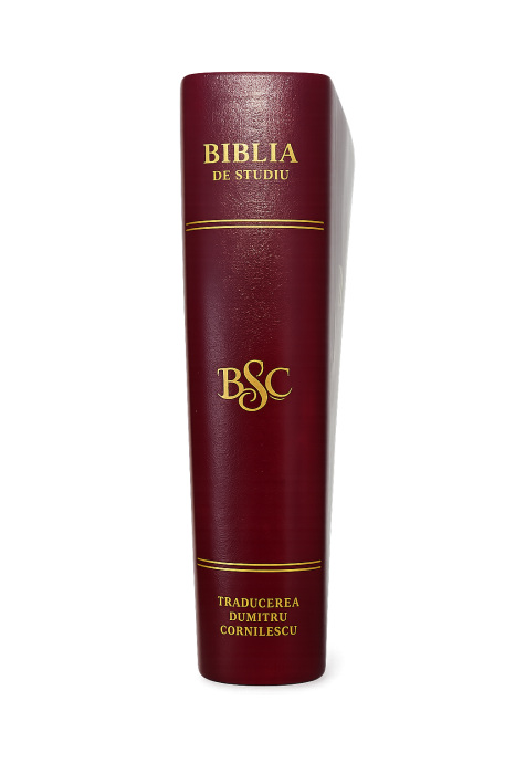 Biblia de studiu Cornilescu - piele ecologica bordo [2]