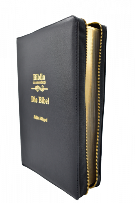 Biblie - editie bilingva romana-germana - neagra, PF - cu concordanta [2]