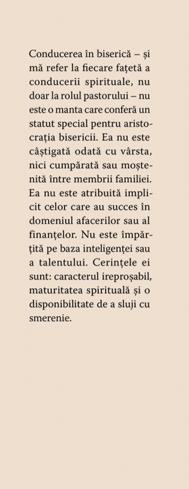 Biserica. Nevoile ei si solutiile Domnului [3]