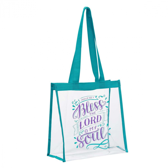 Bless The Lord Clear Tote Bag - Psalm 10 [2]