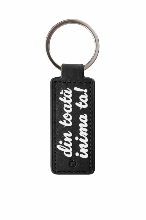 Breloc din piele - Încrede-te în Domnul [2]