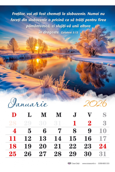 Calendar de perete 2026 - format A4 [2]