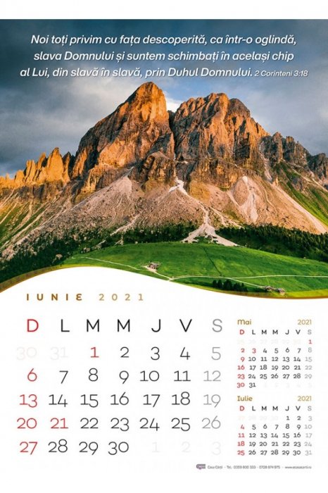 Calendar de perete 2021 - format mare A3 [2]