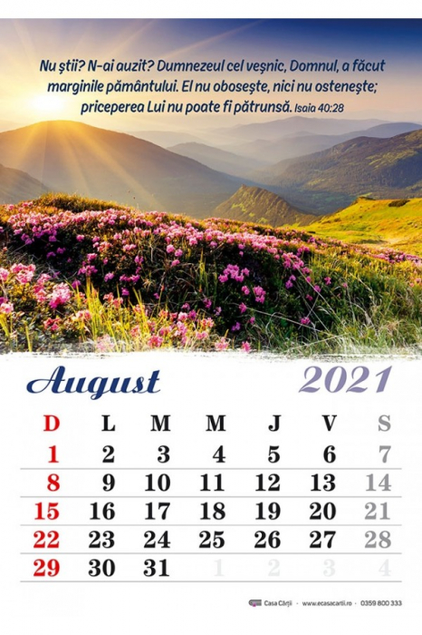 Calendar de perete 2021 - format A4 [4]