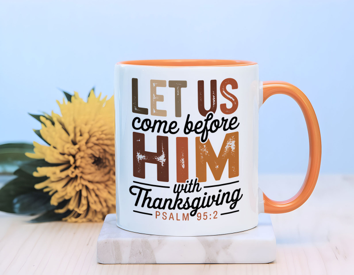 Cana din ceramica - Let us come before Him [2]