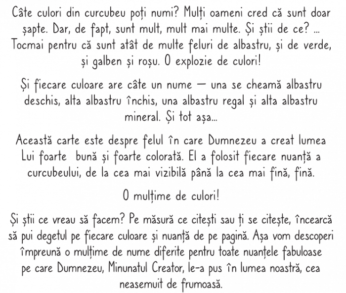 Creatia foarte colorata a lui Dumnezeu (seria: cele mai frumoase istorisiri biblice) [5]