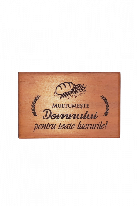 Cutiuta din lemn - Multumeste Domnului pentru toate lucrurile! - BEP4-07R [3]