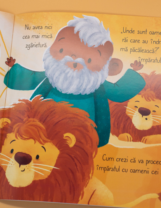 Daniel si leii cei foarte infometati  (seria: cele mai frumoase istorisiri biblice) [8]