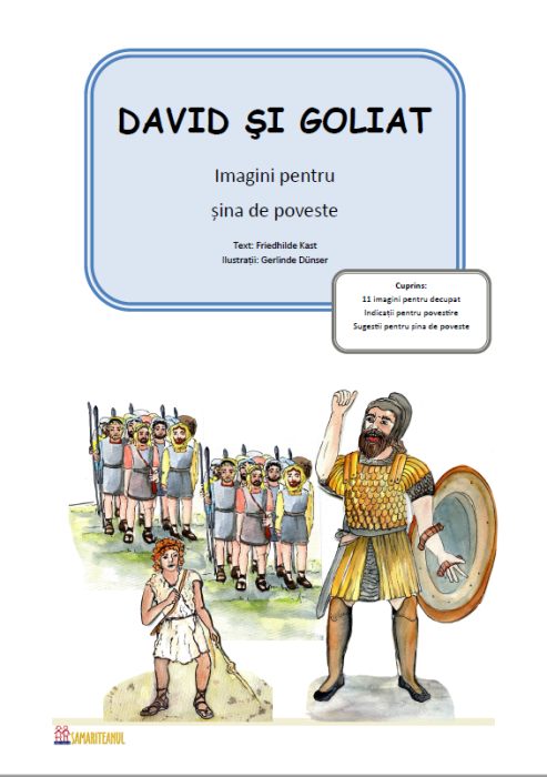 David si Goliat – imagini pentru șina de poveste [2]
