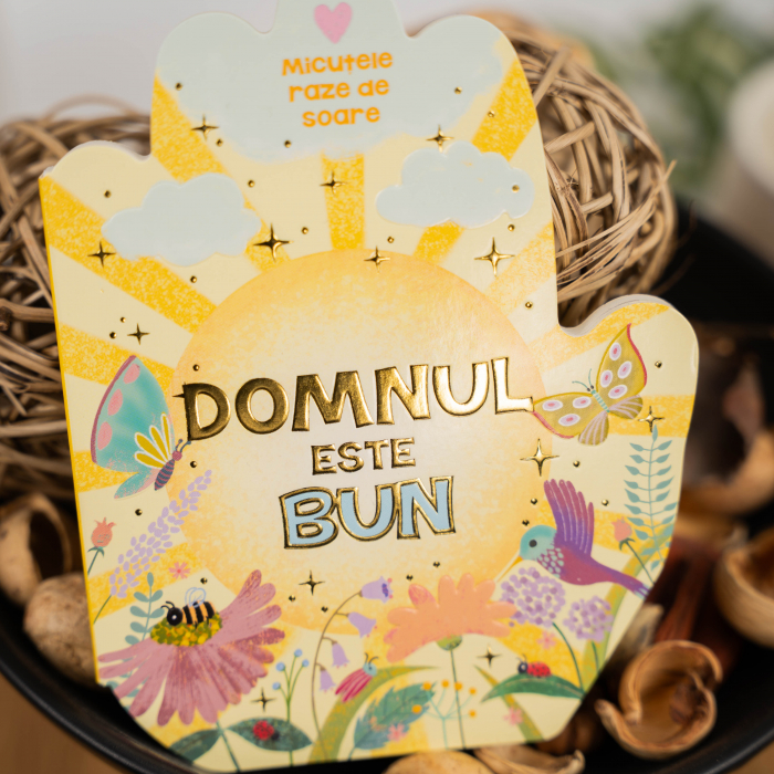 Domnul este bun - cărticică în formă de mână în rugăciune [7]