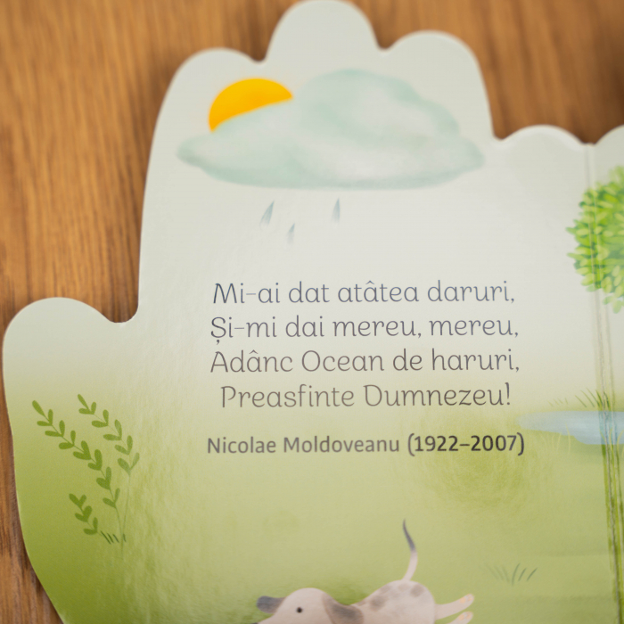 Domnul este bun - cărticică în formă de mână în rugăciune [4]